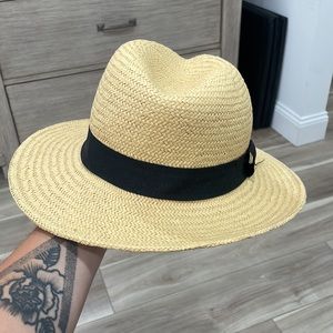 Straw Fedora Banana Republic